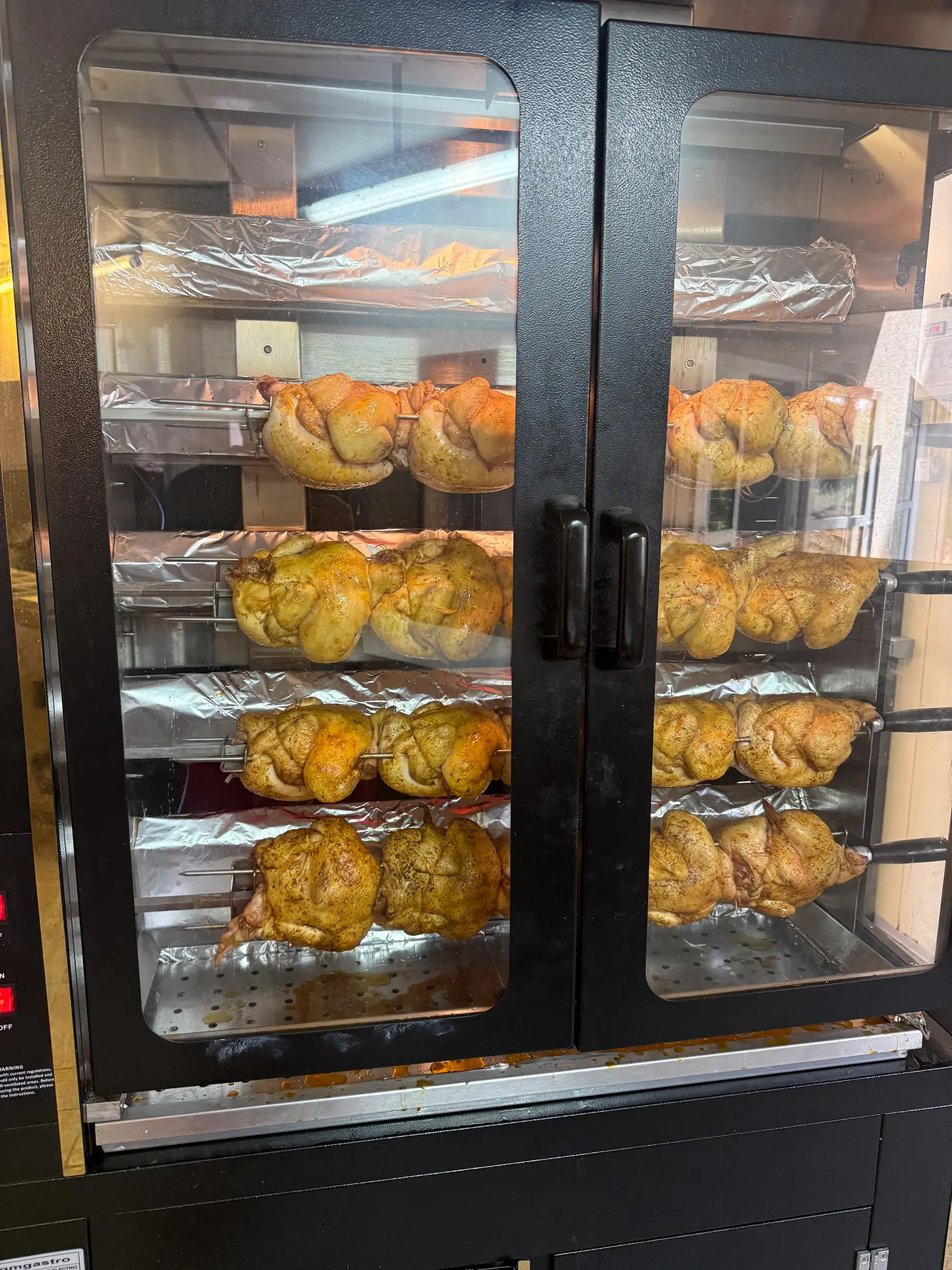 Poulet &agrave; la broche